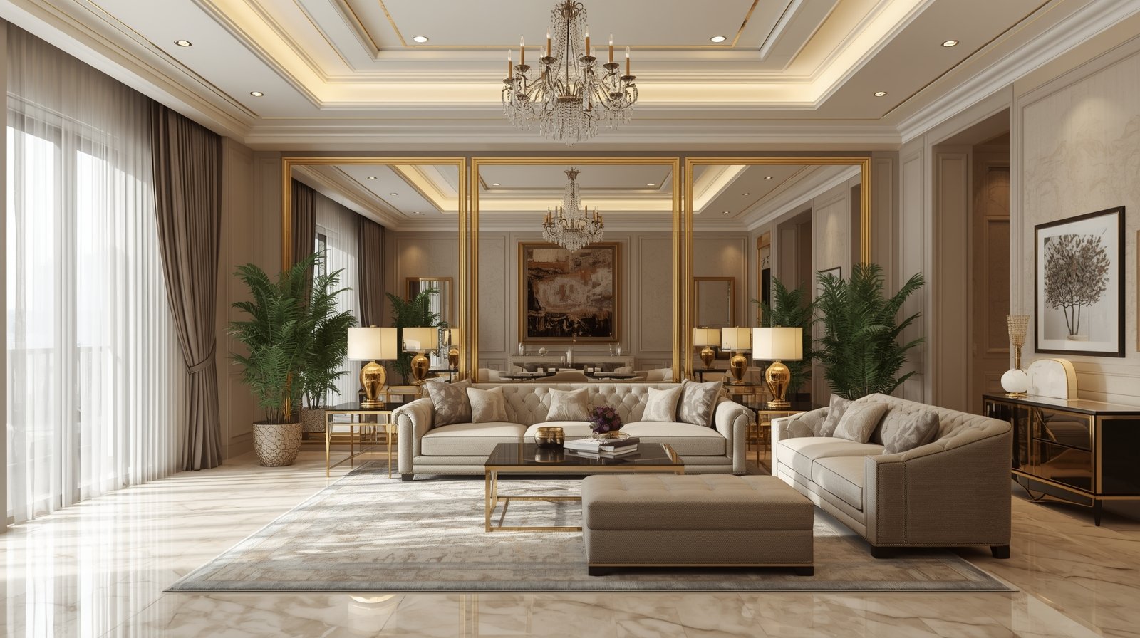 How Extra Large Wall Mirrors for Living Room Enhance Space, Light, and Mood