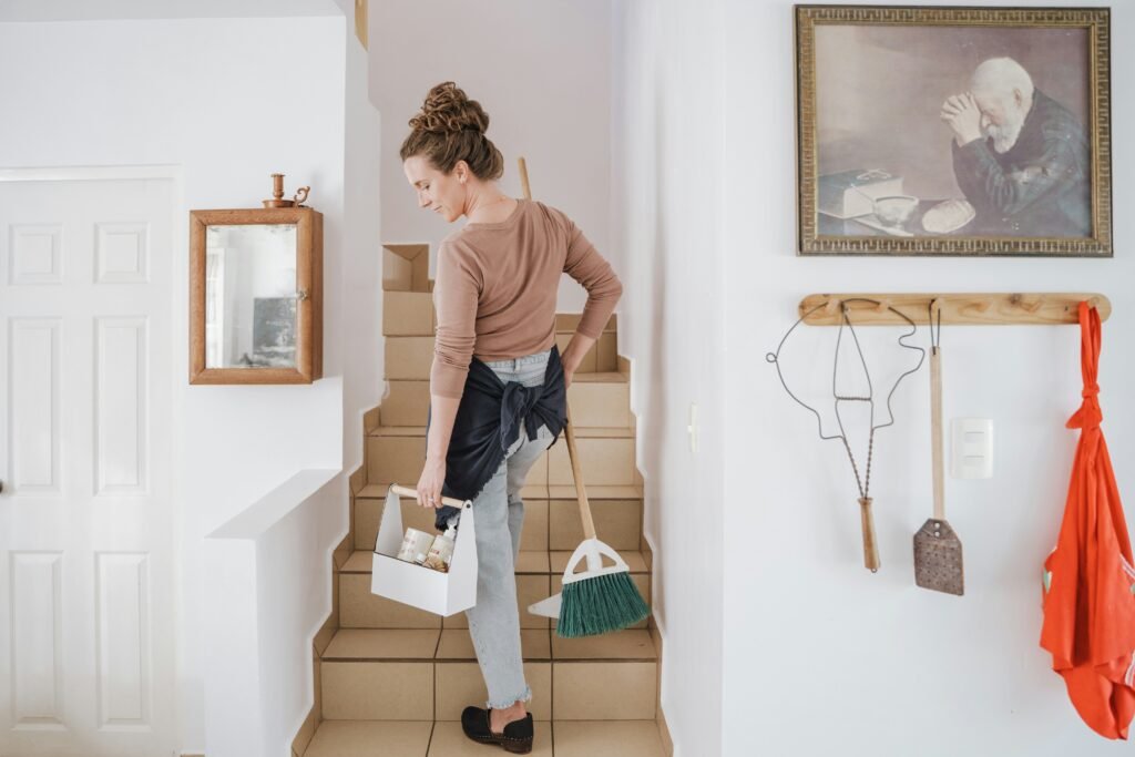 Move out cleaning checklist showing a clean home ready for final inspection after moving.
