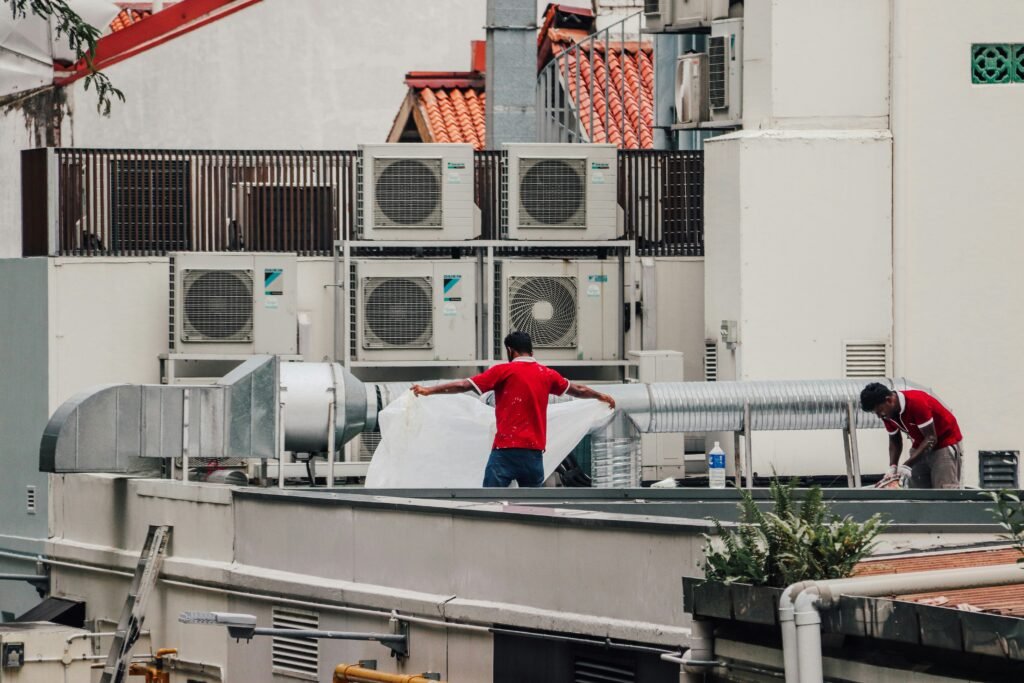 HVAC Maintenance Checklist covering HVAC inspections, filter maintenance, and energy-saving tips.